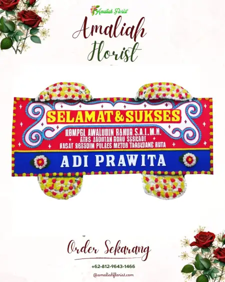 Papan Bunga Ucapan Selamat Kutamendala